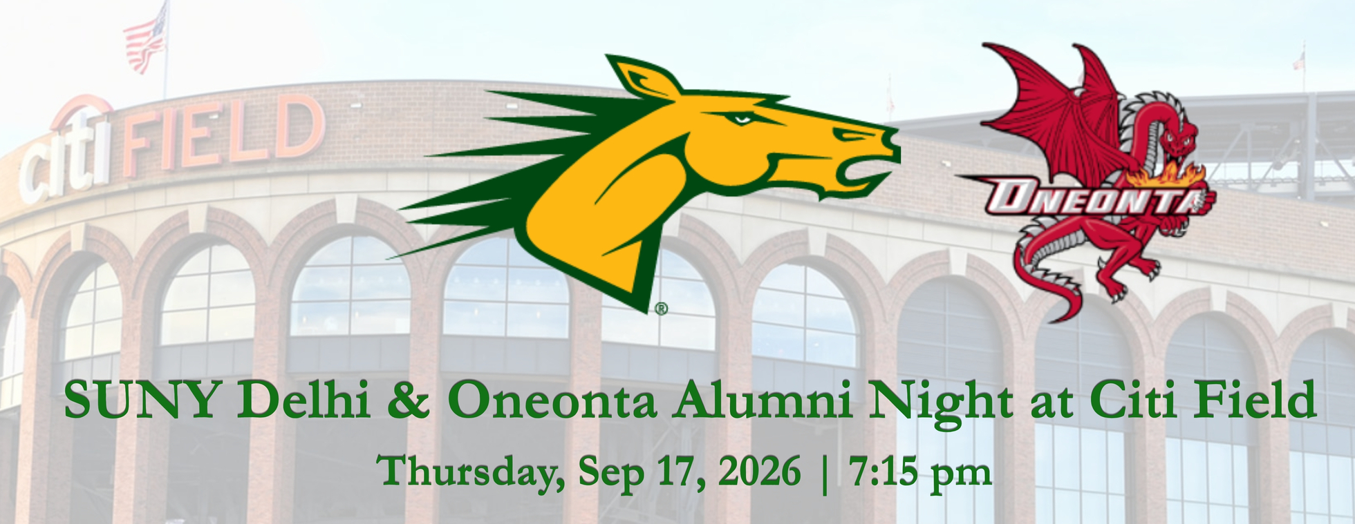 SUNY Delhi & Oneonta Alumni Night at Citi Field